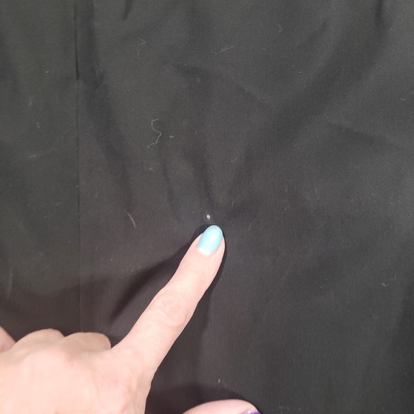 Merona A Line Mini Skirt Womens Ebony 18 Stretch Extensible Lined Hook & Eye Zip - Picture 4 of 12